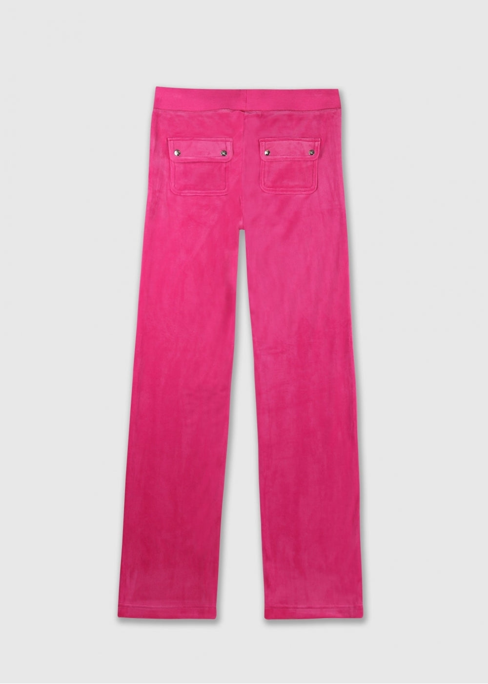 Del Ray Raspberry Rose Velour Pocketed Lounge Pants