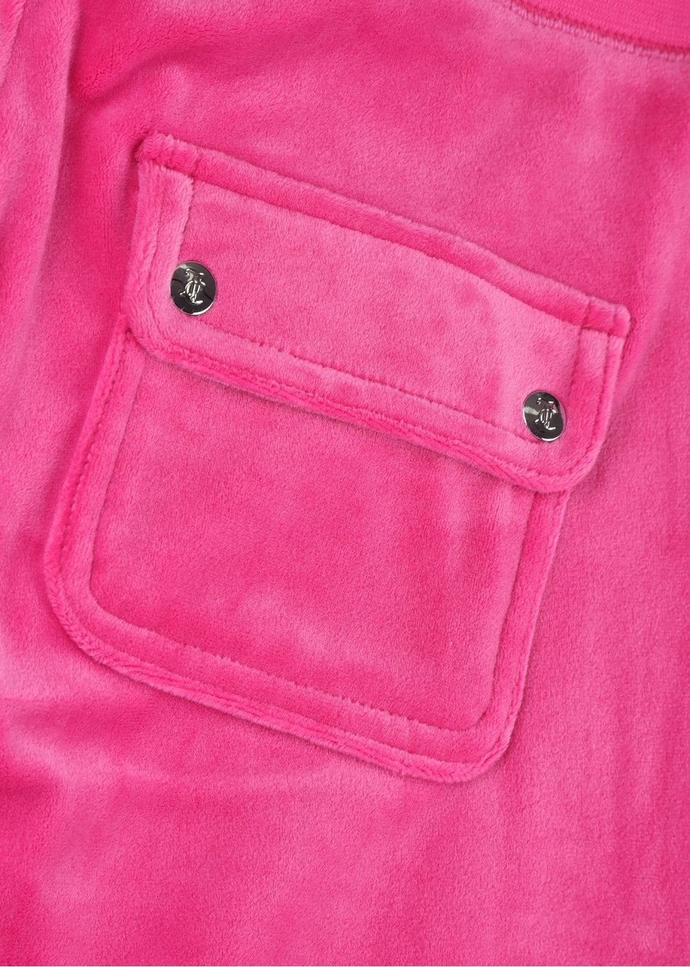 Del Ray Raspberry Rose Velour Pocketed Lounge Pants