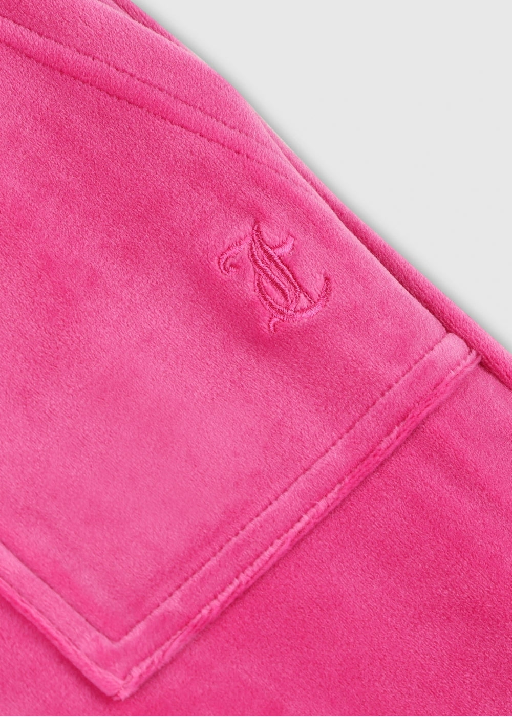 Del Ray Raspberry Rose Velour Pocketed Lounge Pants