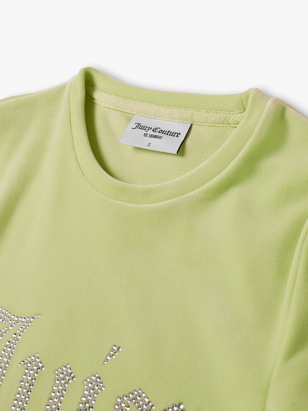 Taylor Butterfly Velour Diamante T-Shirt