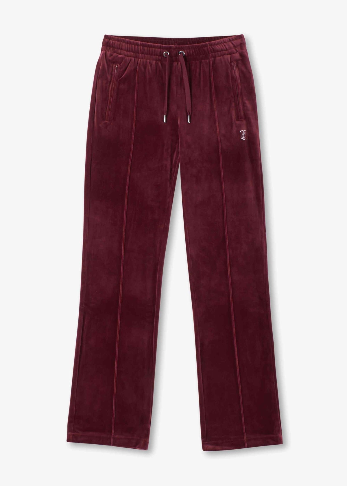 Tina Tawny Port Velour Diamante Track Pants