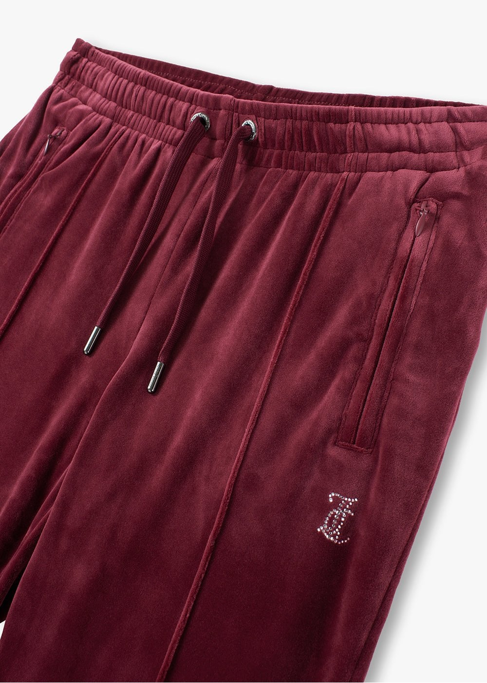 Tina Tawny Port Velour Diamante Track Pants