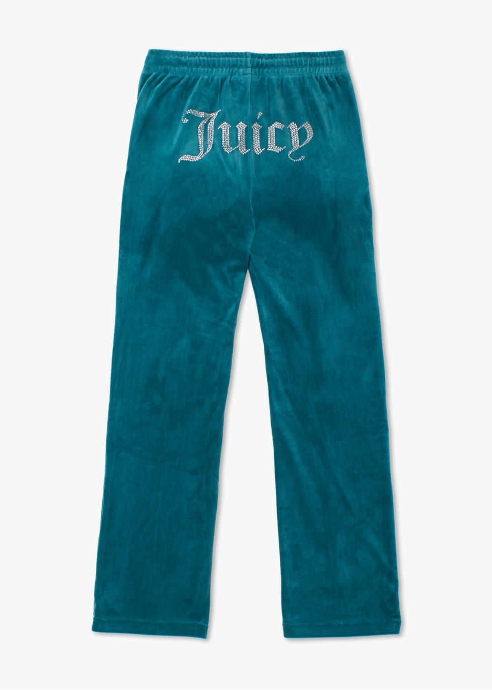 Tina Deep Lagoon Velour Diamante Track Pants