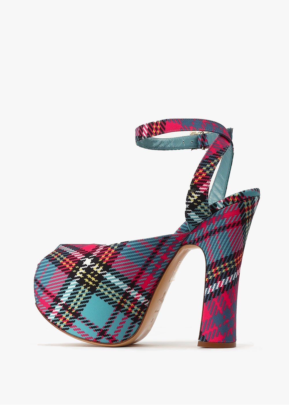 Vargas Tartan Platform Heels
