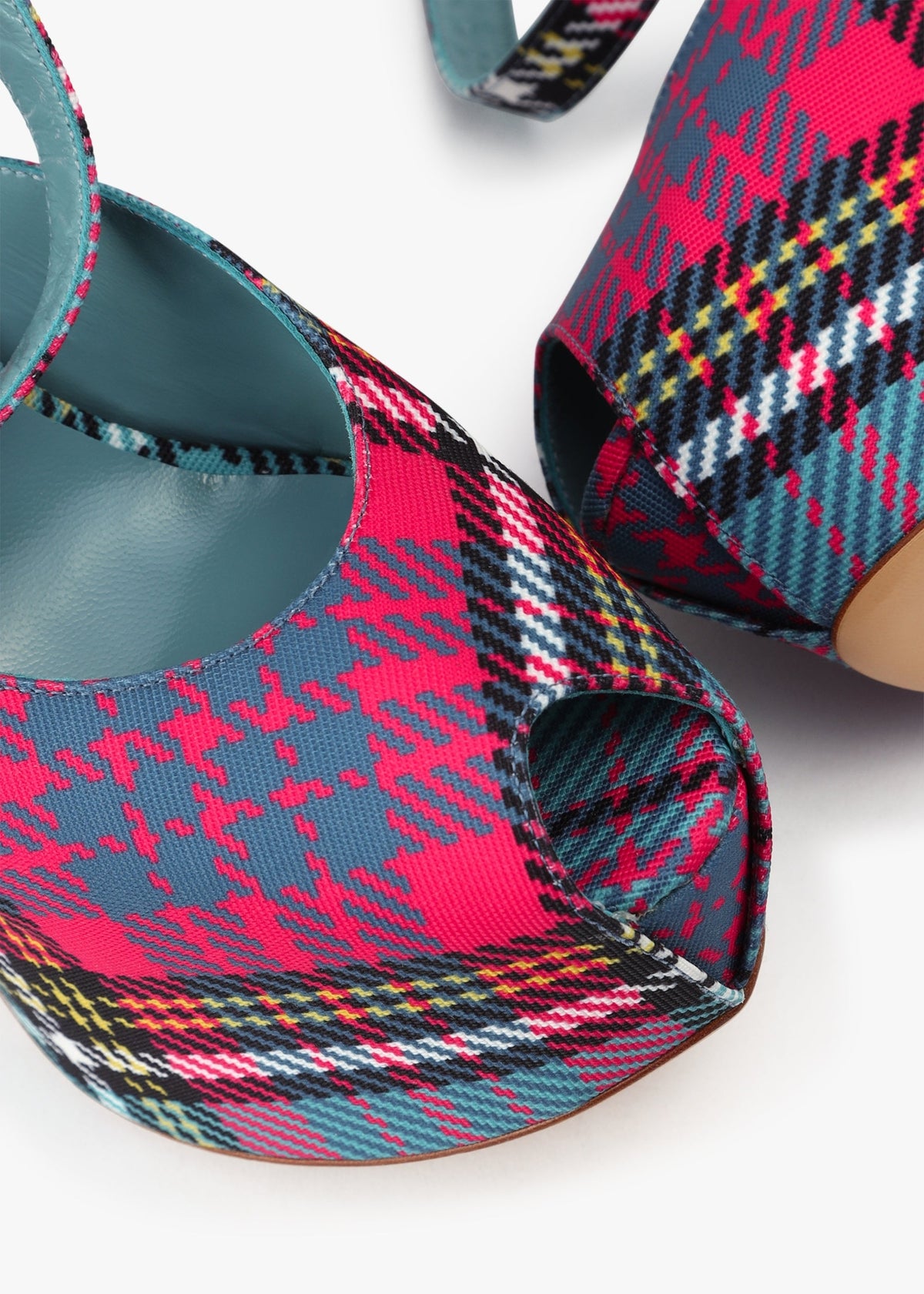 Vargas Tartan Platform Heels