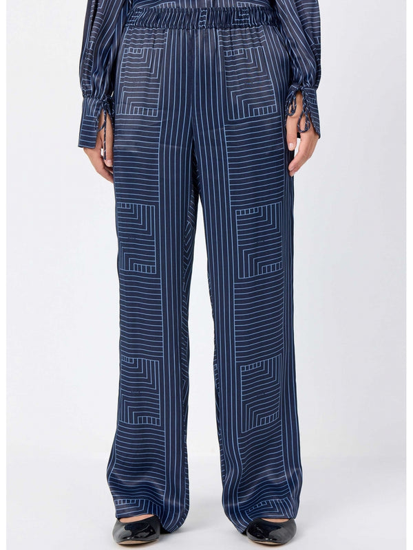 LROOM Dea Geometric Print Trousers