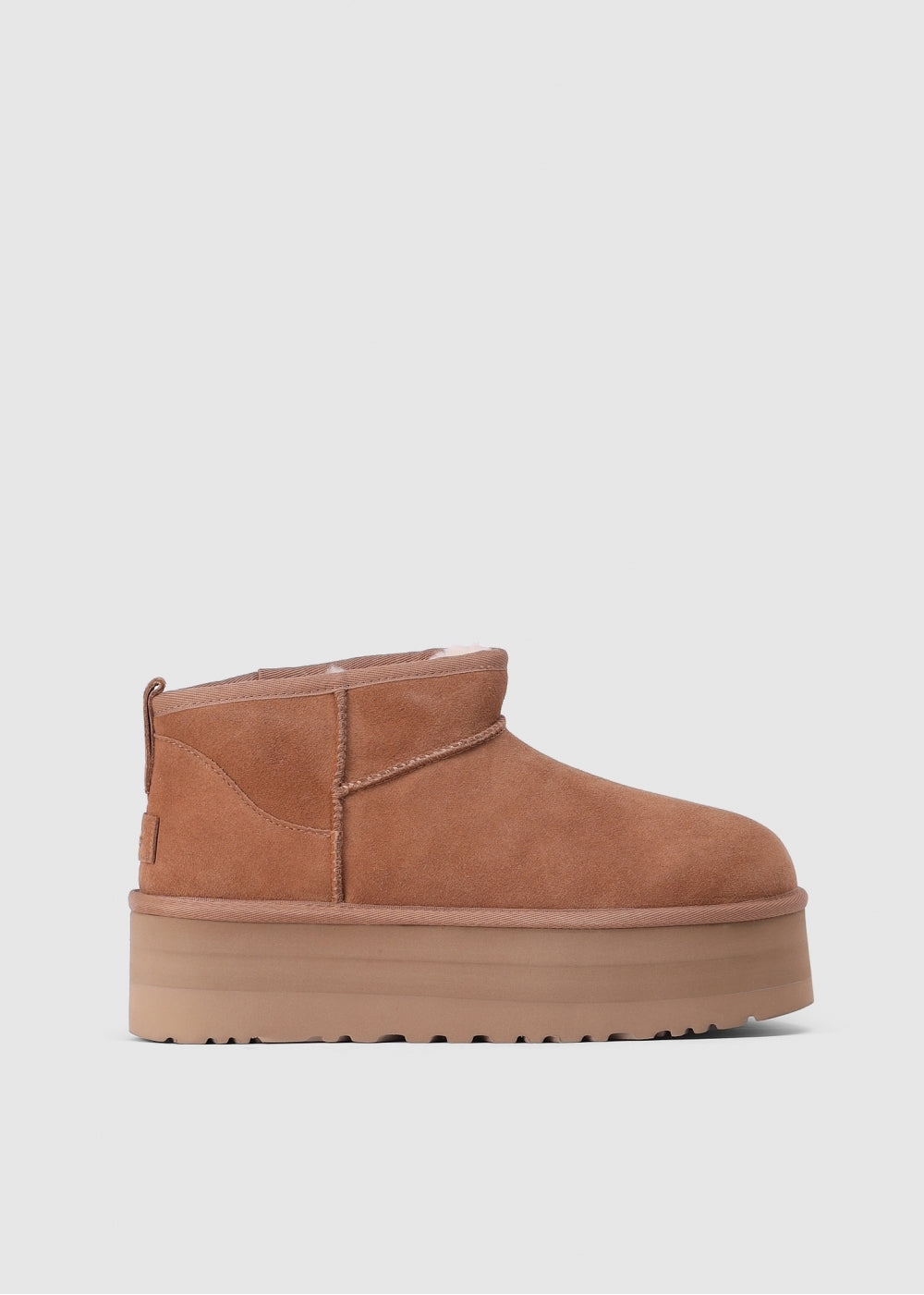 Classic Ultra Mini Chestnut Platform Boots