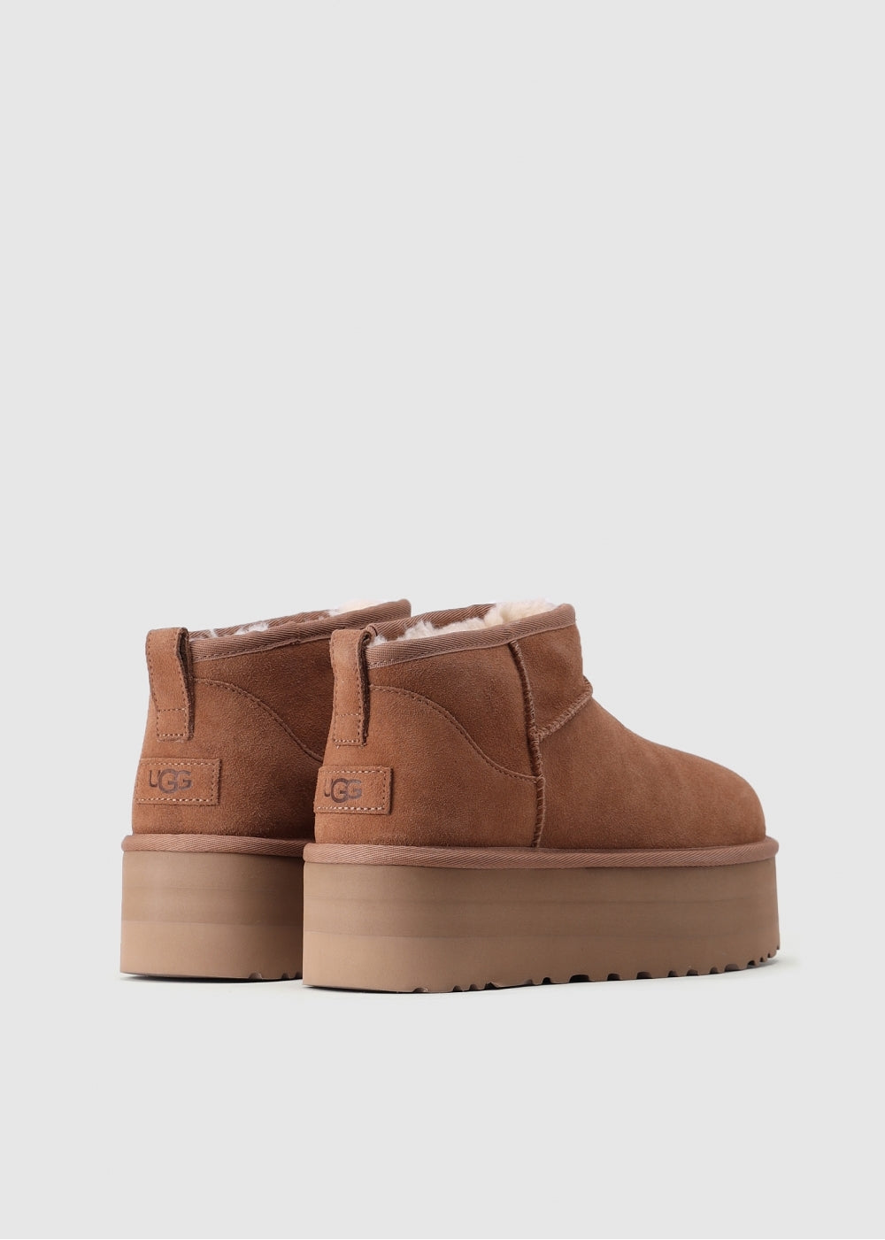 Classic Ultra Mini Chestnut Platform Boots
