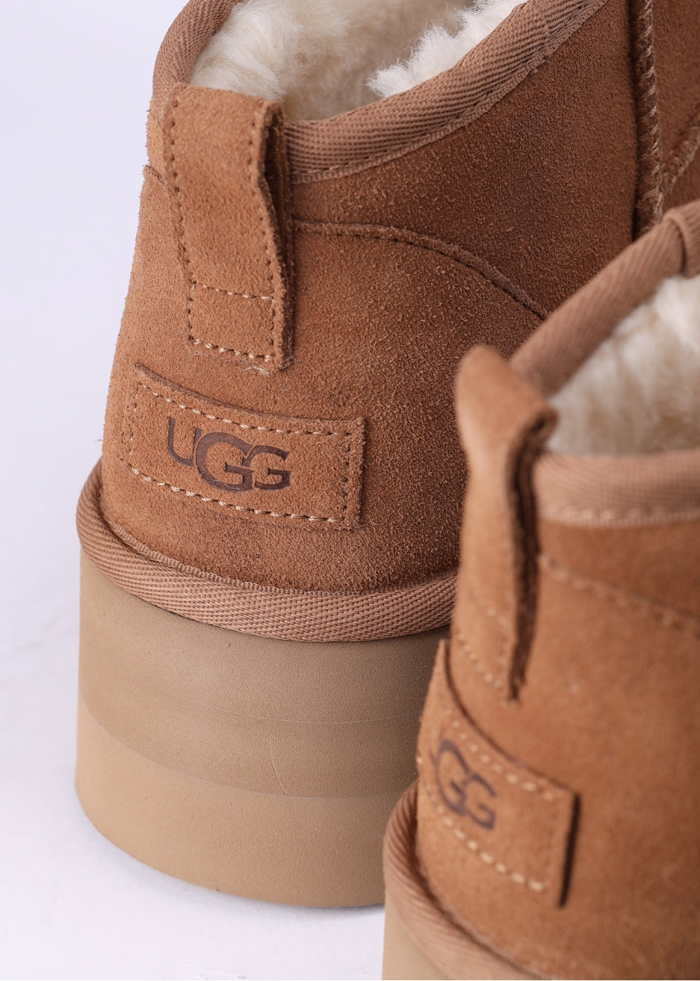 Classic Ultra Mini Chestnut Platform Boots