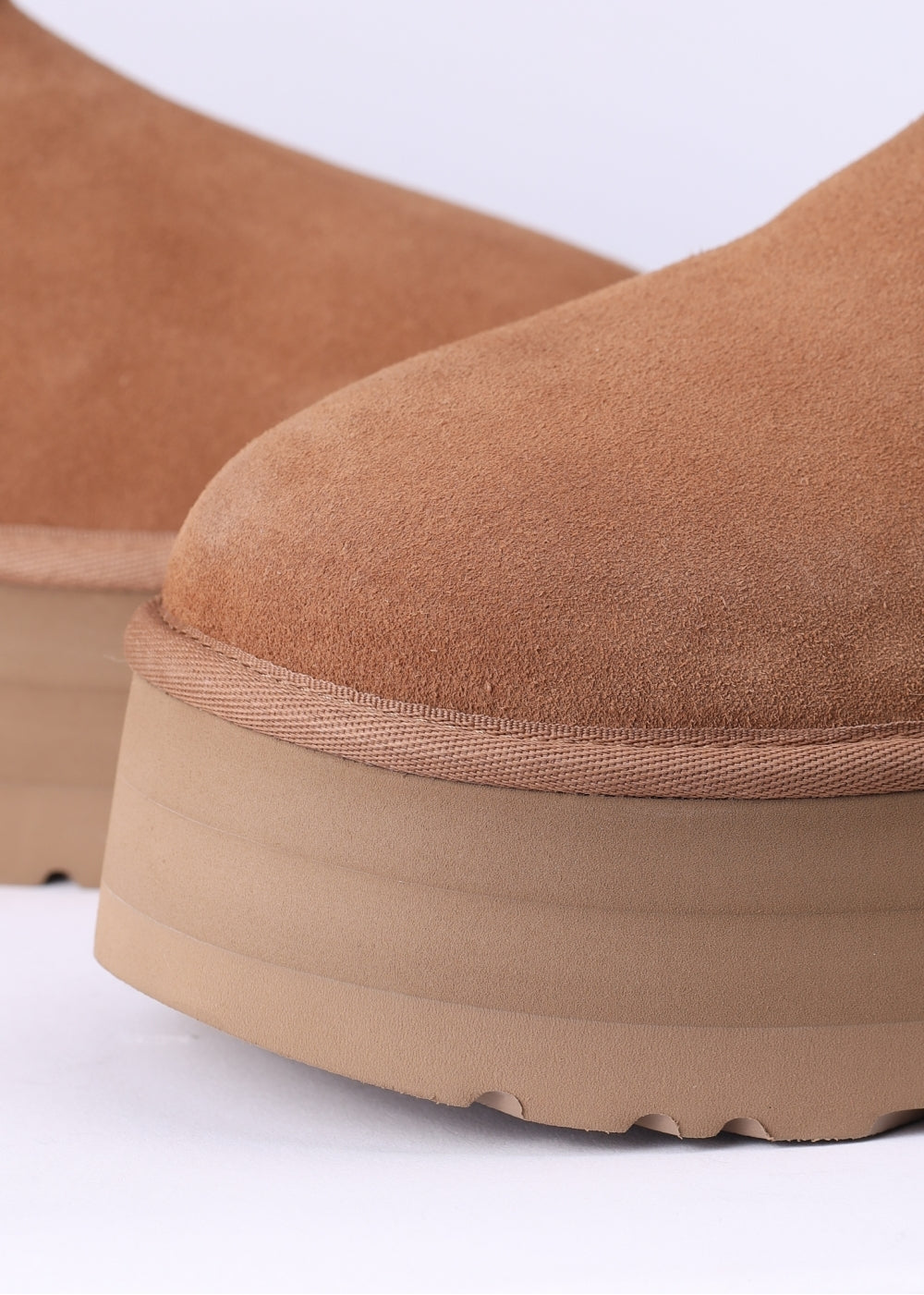 Classic Ultra Mini Chestnut Platform Boots