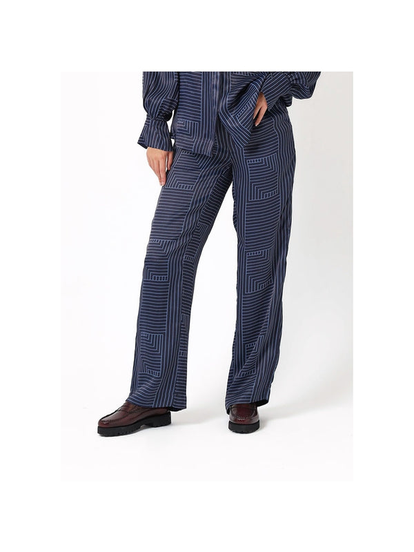 LROOM Dea Geometric Print Trousers