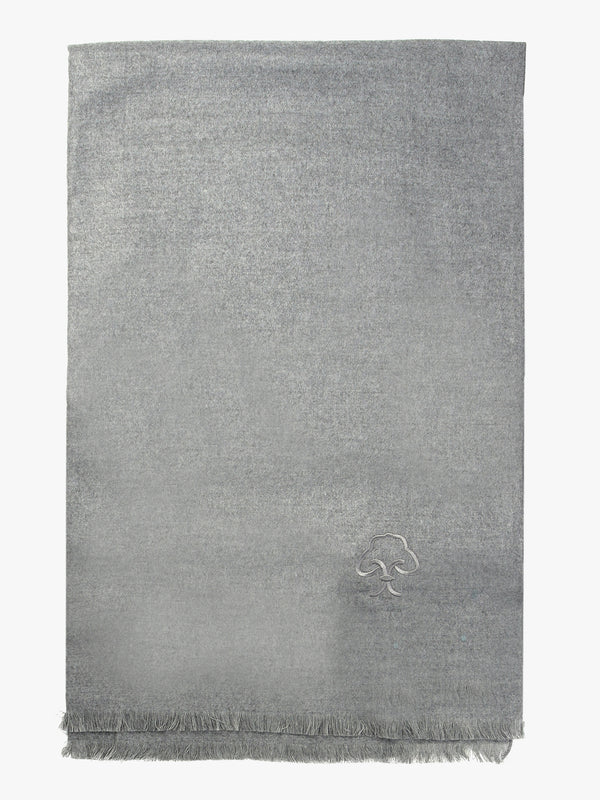 Grey Cashmere & Silk Blend Wrap