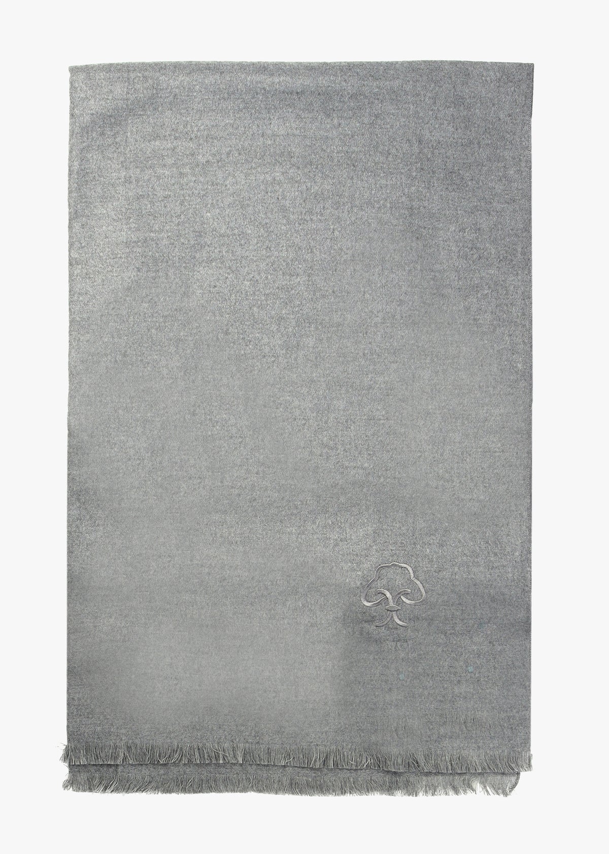 Grey Cashmere & Silk Blend Wrap