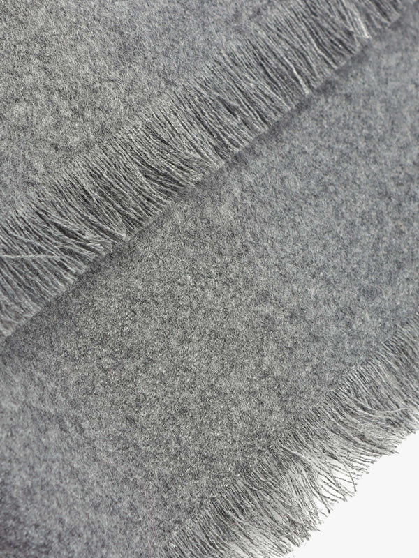 Grey Cashmere & Silk Blend Wrap