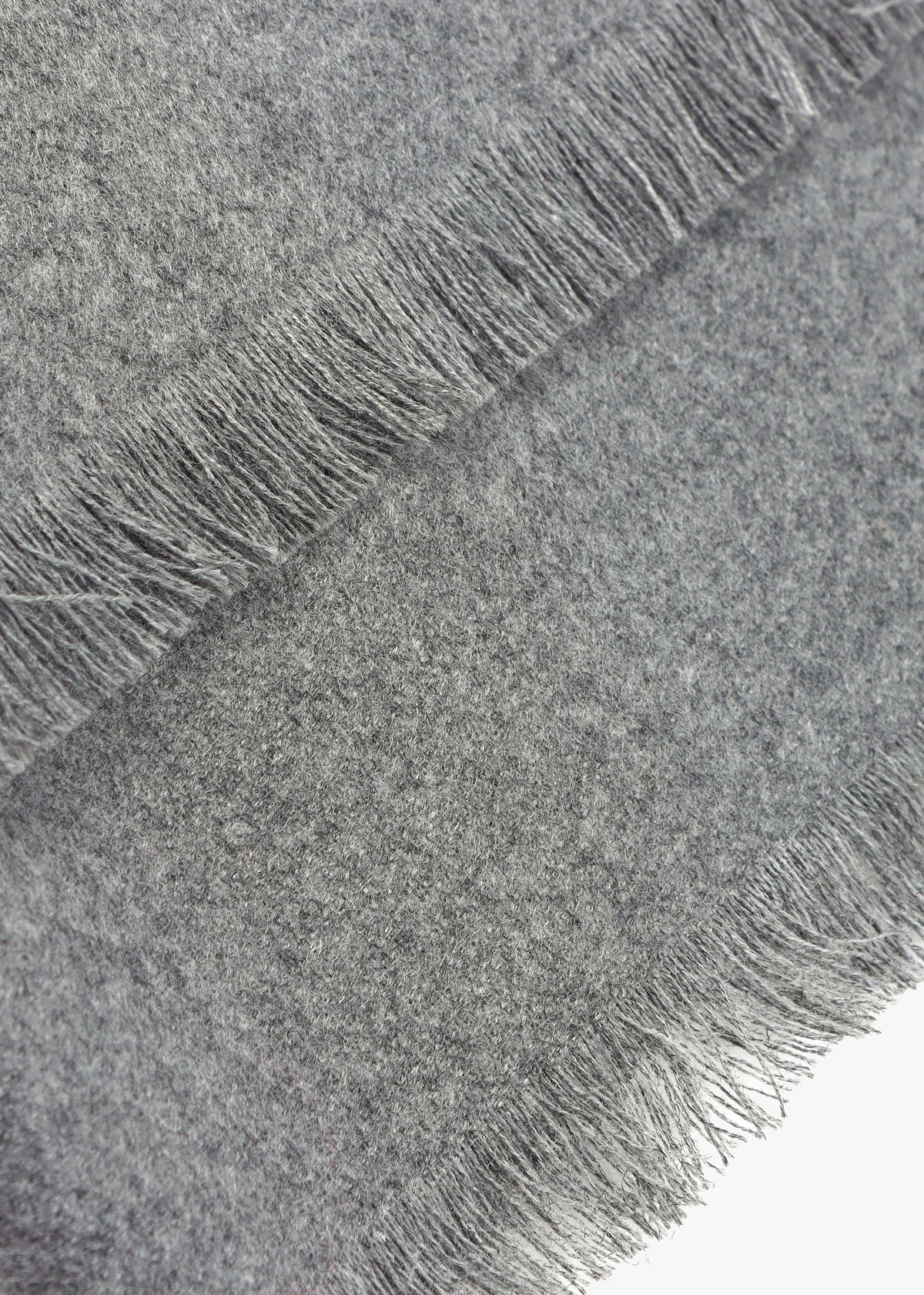 Grey Cashmere & Silk Blend Wrap