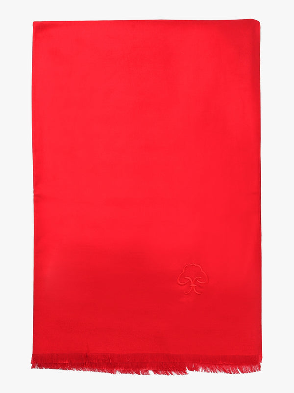 Red Cashmere & Silk Blend Wrap