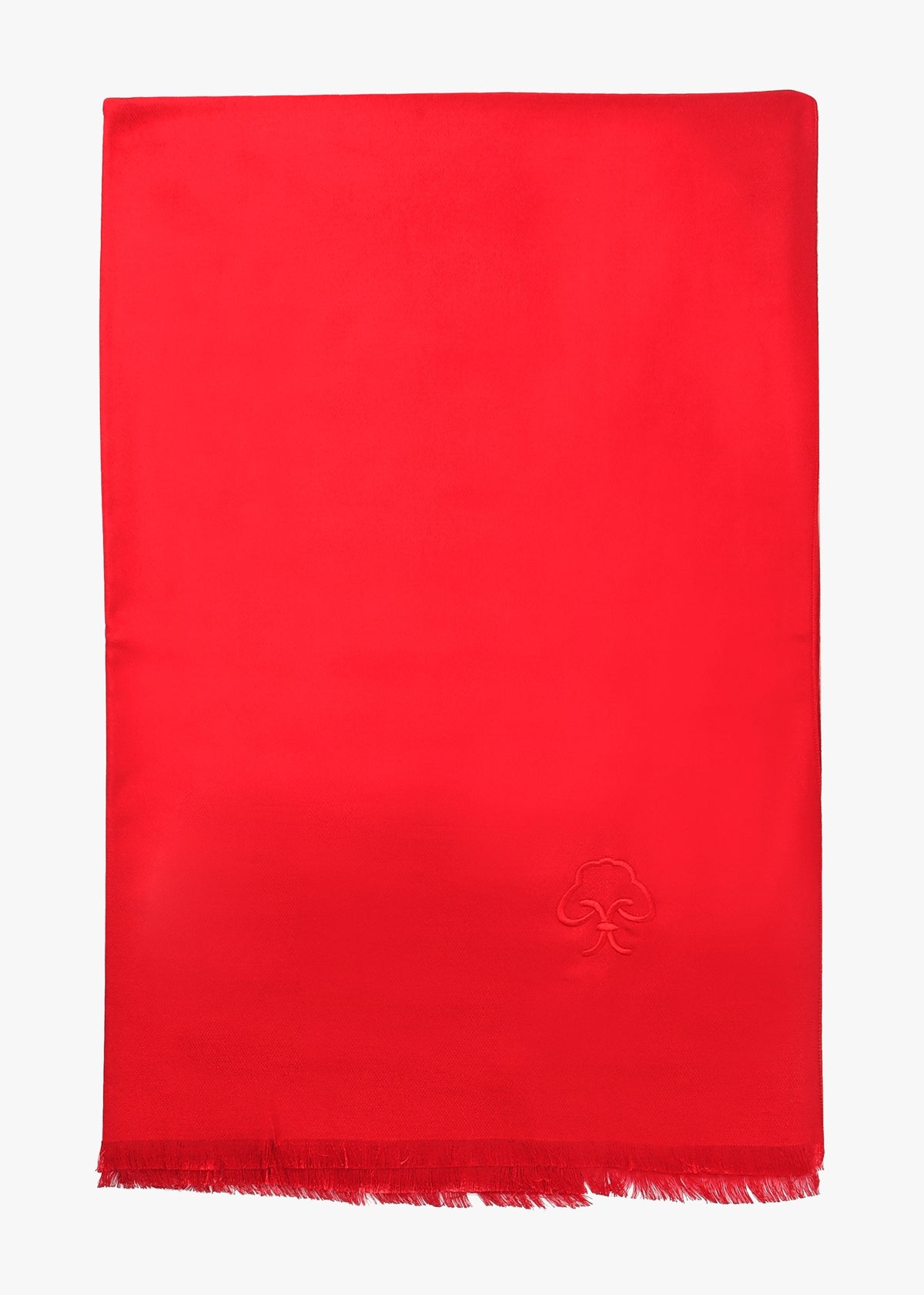 Red Cashmere & Silk Blend Wrap