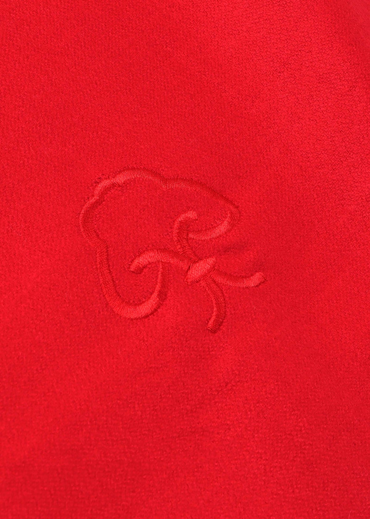 Red Cashmere & Silk Blend Wrap