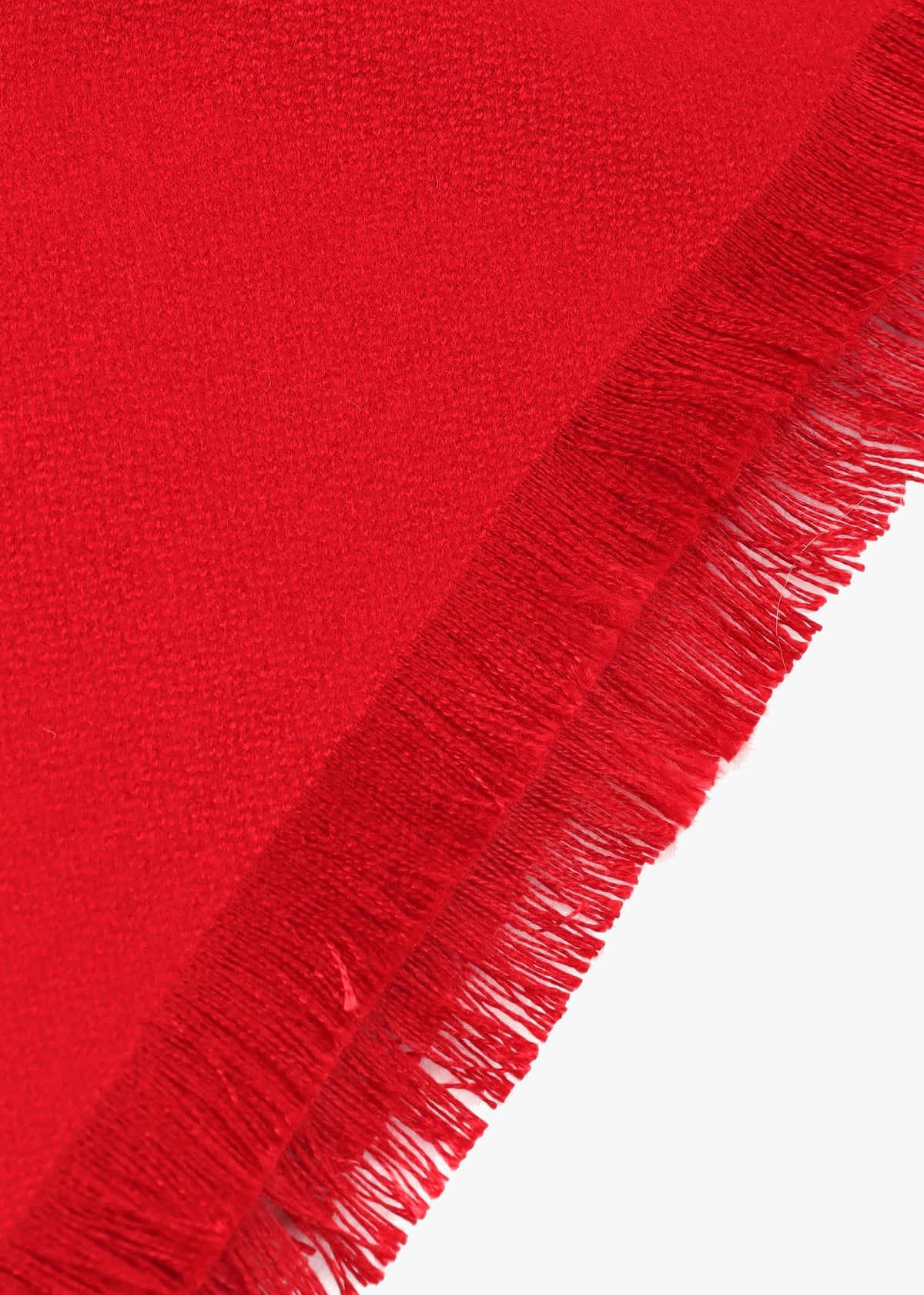 Red Cashmere & Silk Blend Wrap