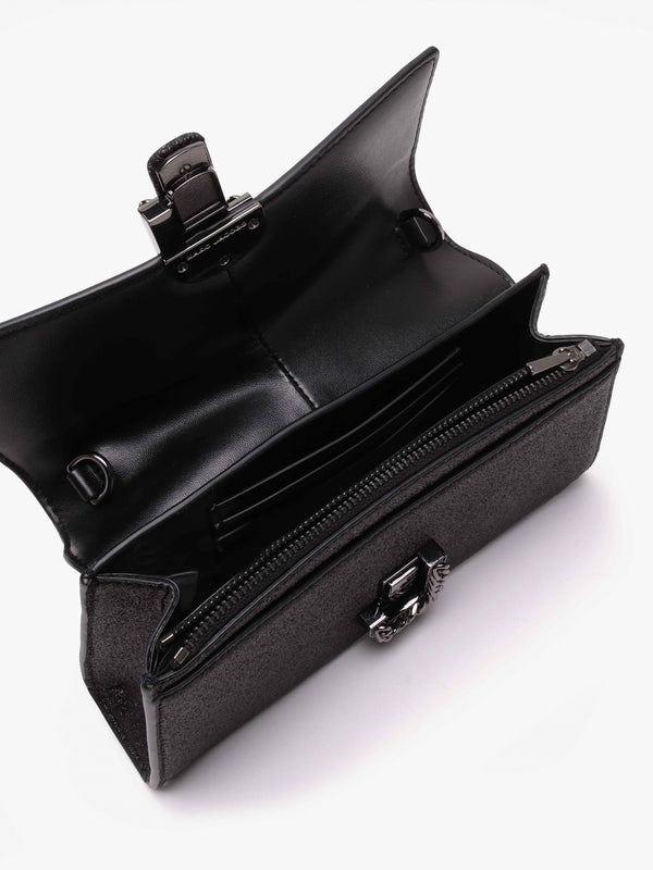 The Galactic Glitter ST. Marc Black Leather Chain Wallet