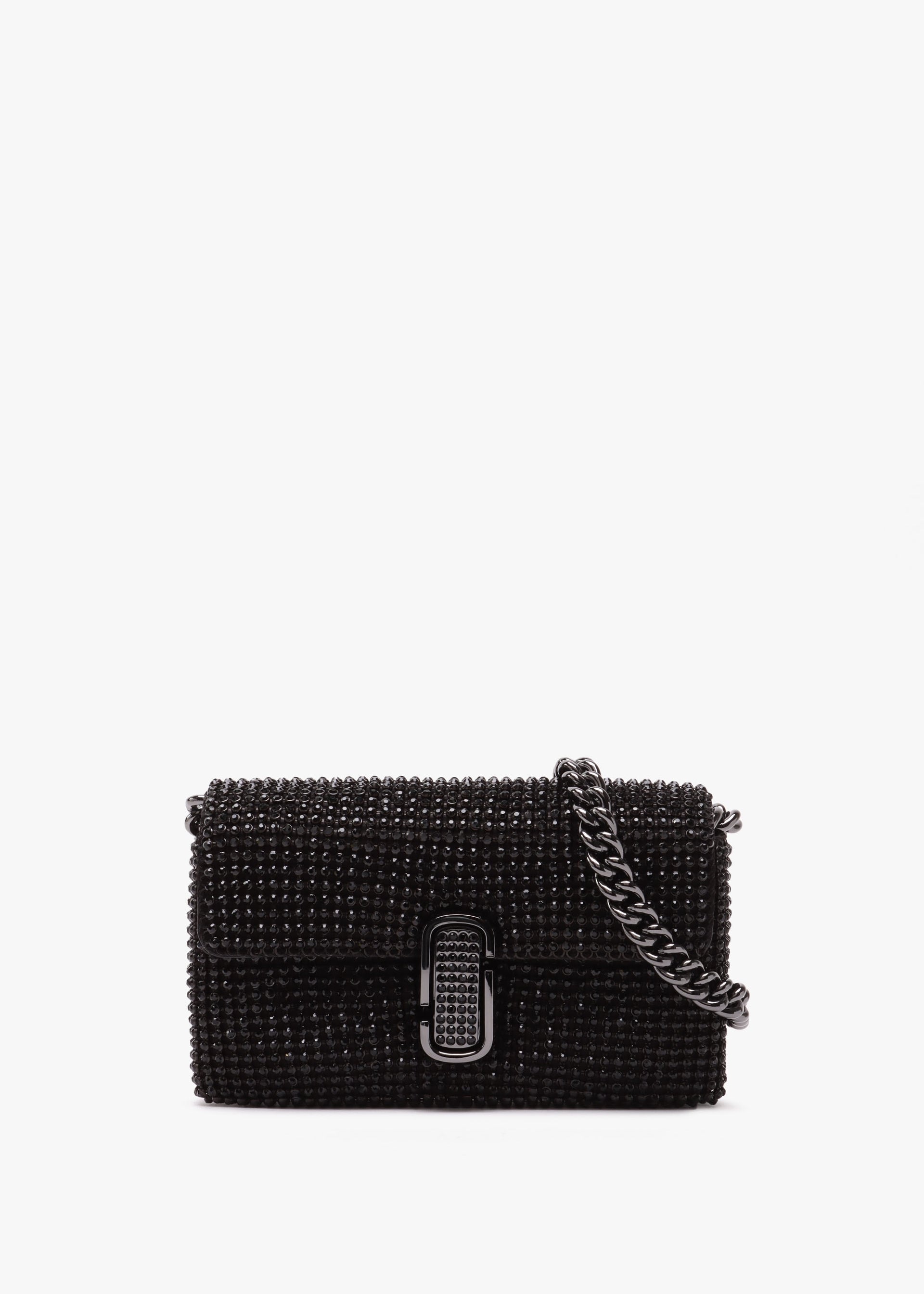 Rhinestone J Mini Shoulder Bag