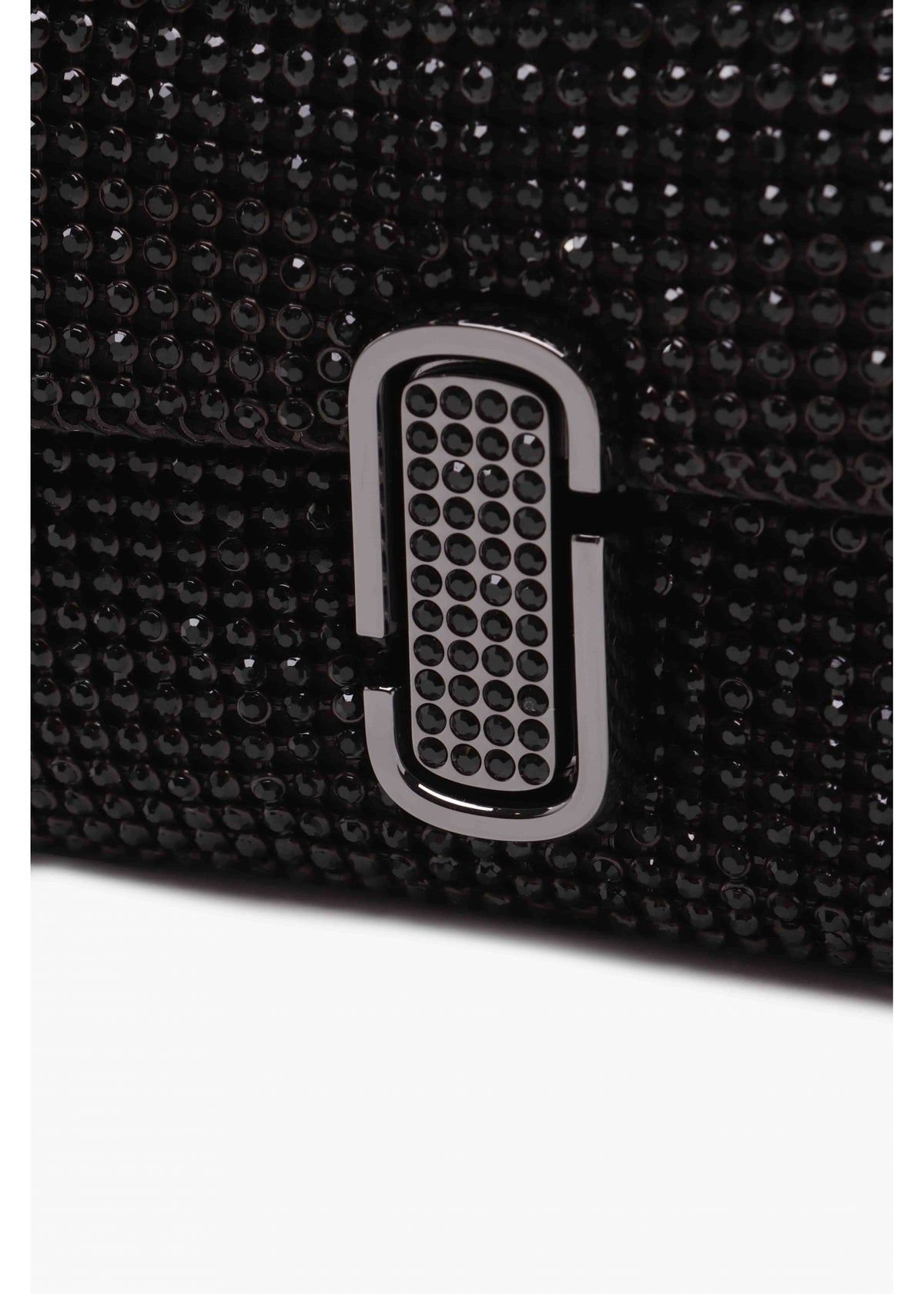 The Rhinestone J Marc Mini Black Shoulder Bag