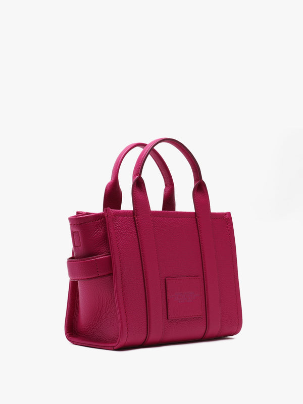 The Leather Small Lipstick Pink Tote Bag