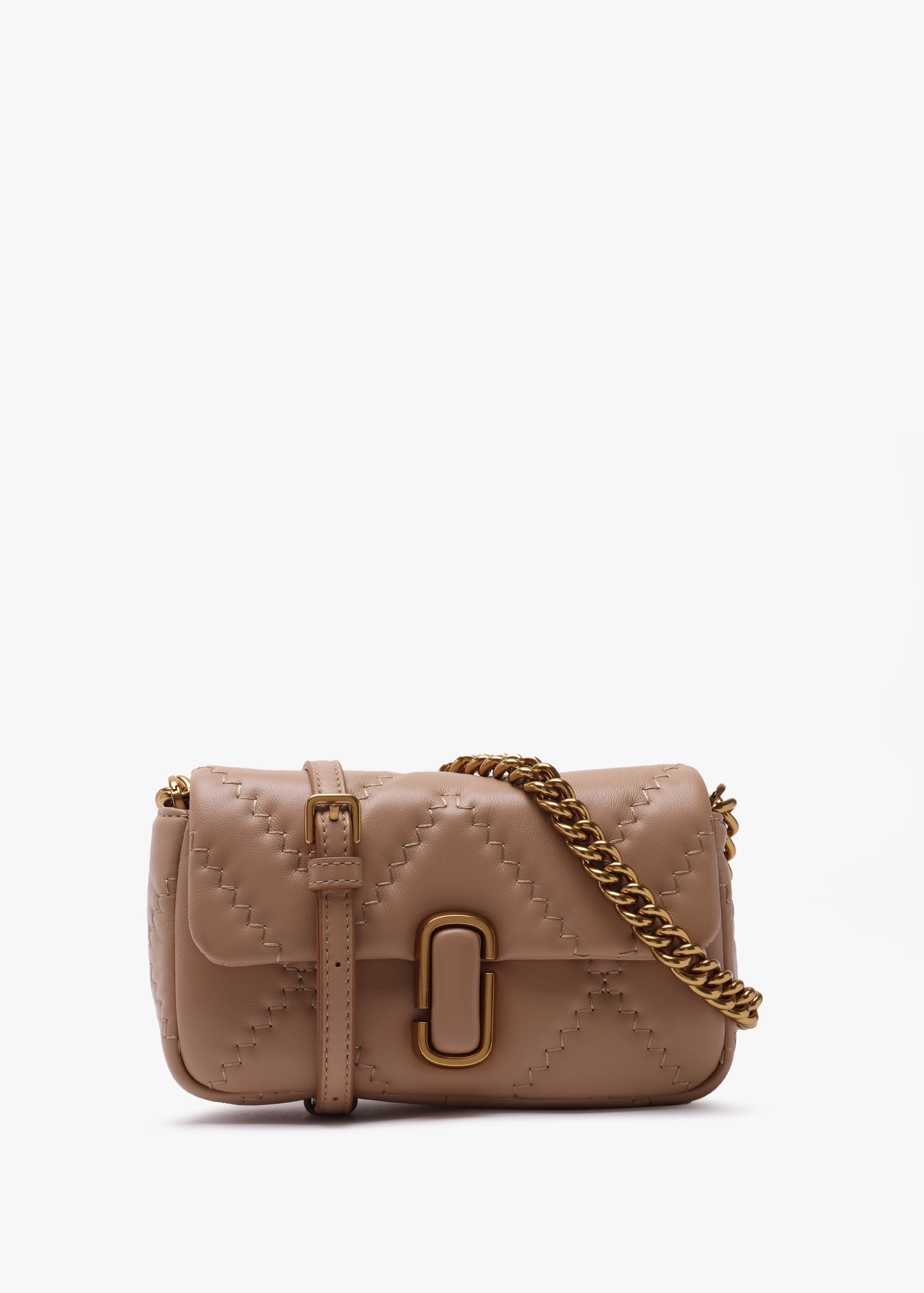 Quilted Leather J Mini Shoulder Bag