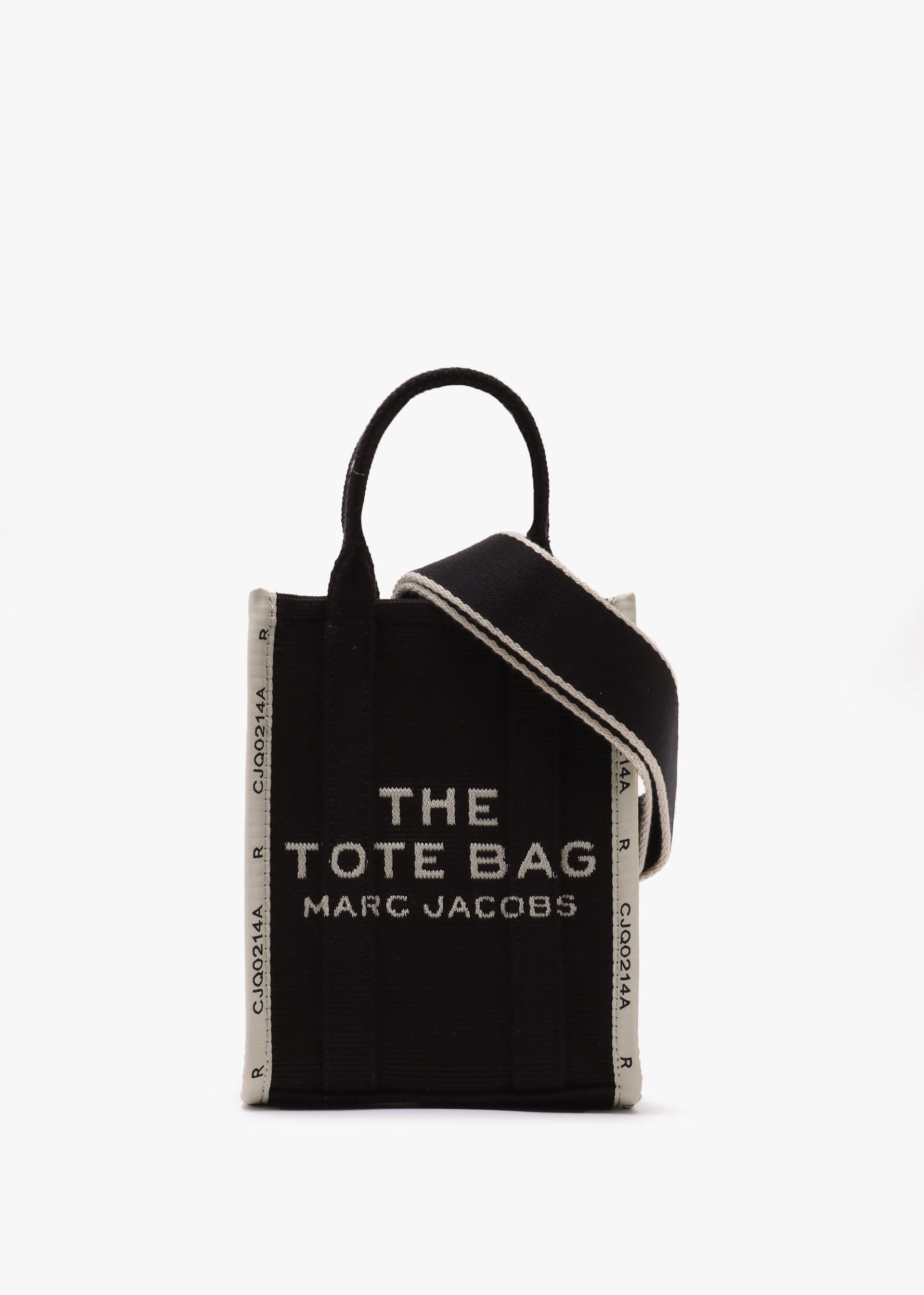 Jacquard Mini Cross Body Tote Bag