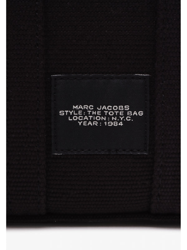 The Jacquard Mini Black Cross-Body Tote Bag