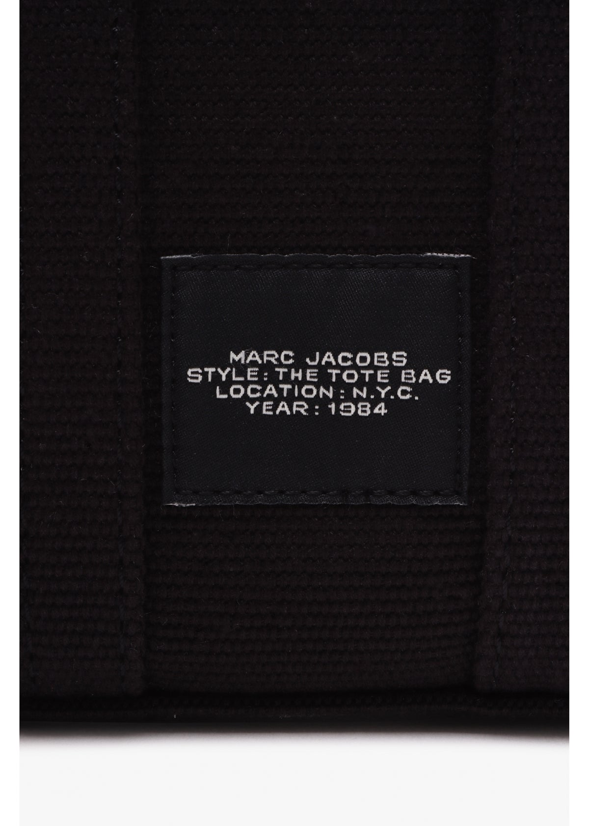 The Jacquard Mini Black Cross-Body Tote Bag