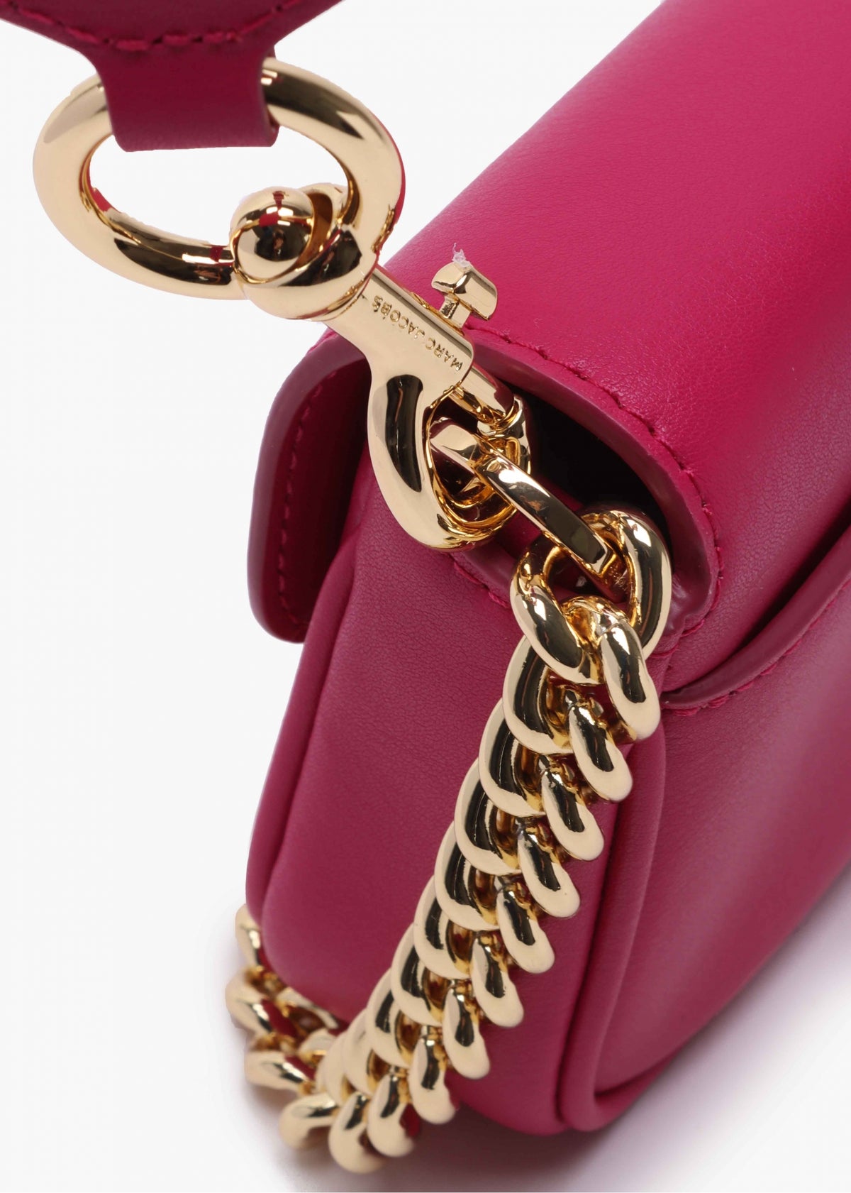 The J Marc Mini Lipstick Pink Leather Shoulder Bag