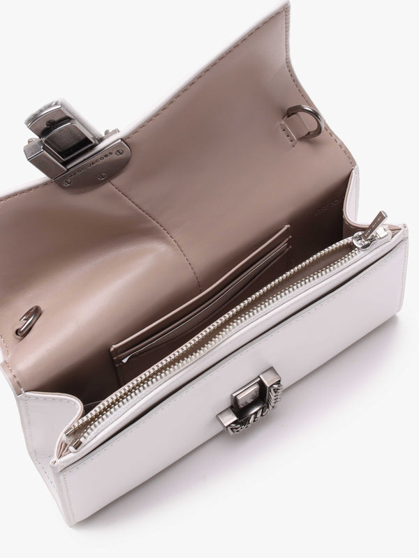 The ST. Marc White Leather Chain Wallet