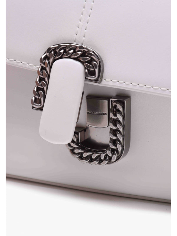 The ST. Marc White Leather Chain Wallet