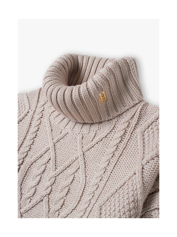 HC Noveli Cable Knit Roll Neck Jumper