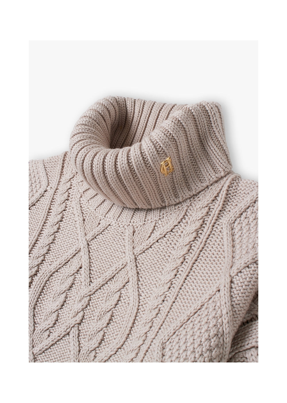 HC Noveli Cable Knit Roll Neck Jumper