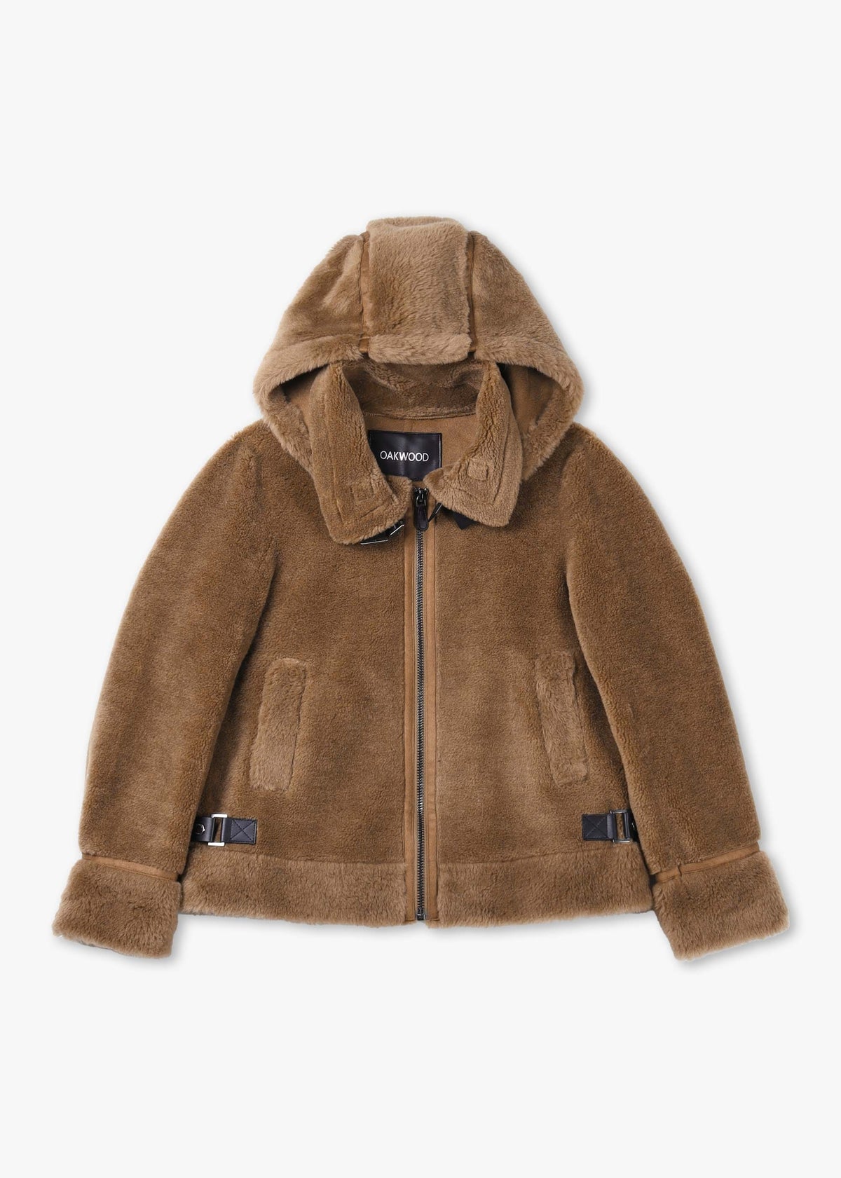 Tresor Tan Wool Aviator Jacket