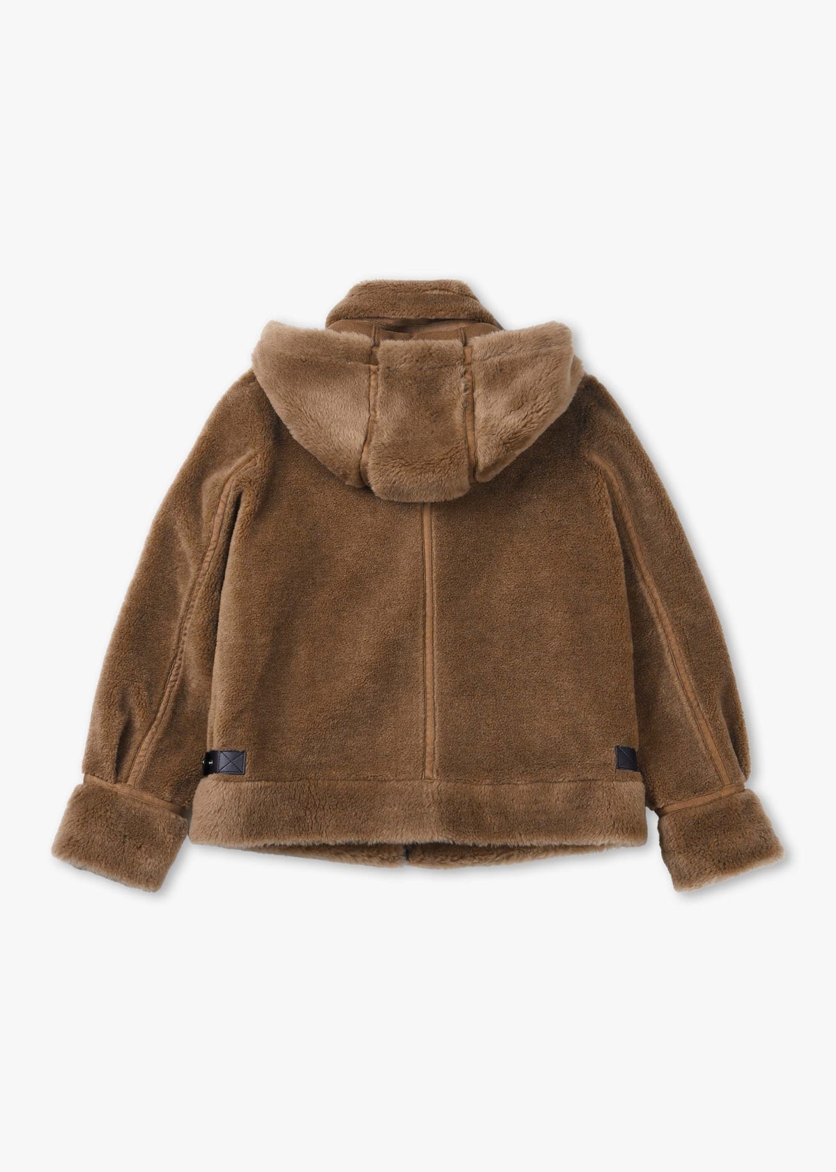 Tresor Tan Wool Aviator Jacket