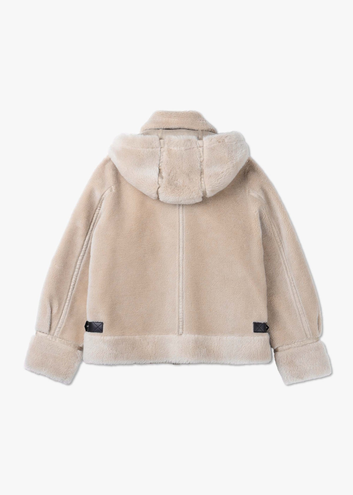 Tresor Beige Wool Aviator Jacket