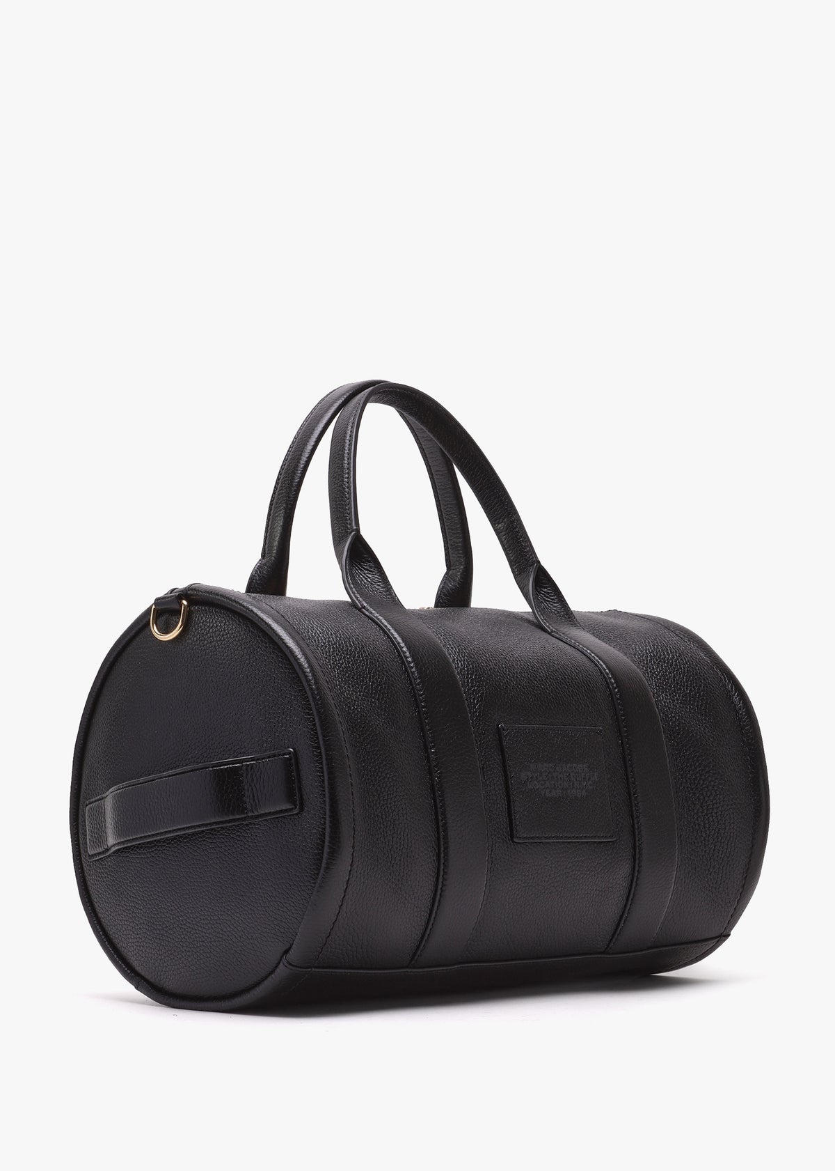 The Leather Large Black Duffle Bag