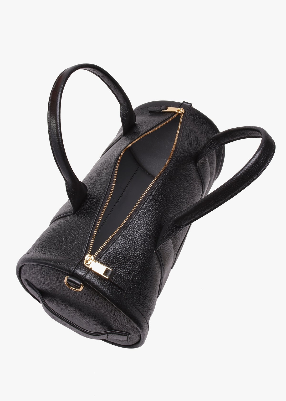 The Leather Large Black Duffle Bag