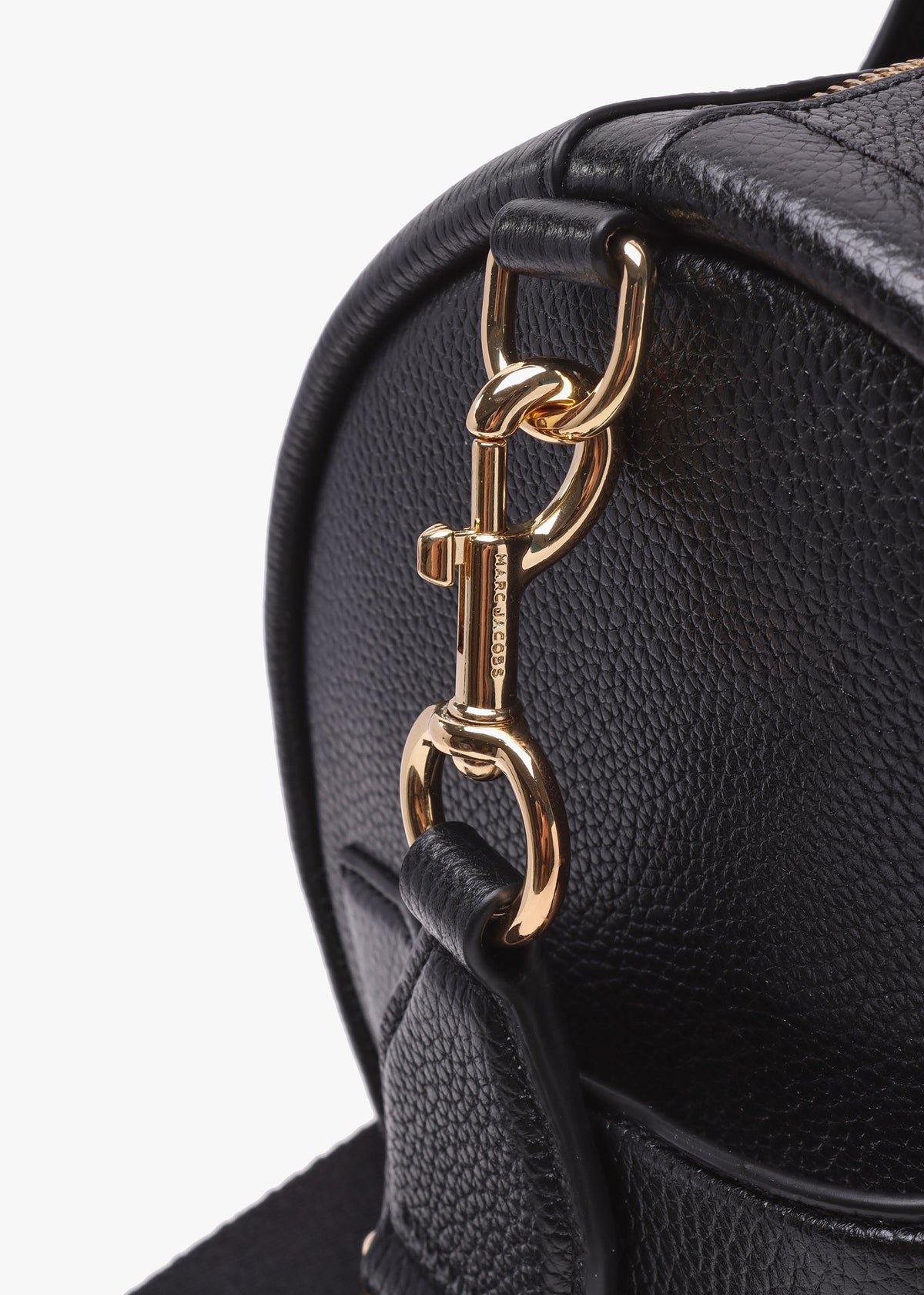 The Leather Large Black Duffle Bag