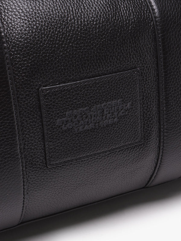 The Leather Large Black Duffle Bag