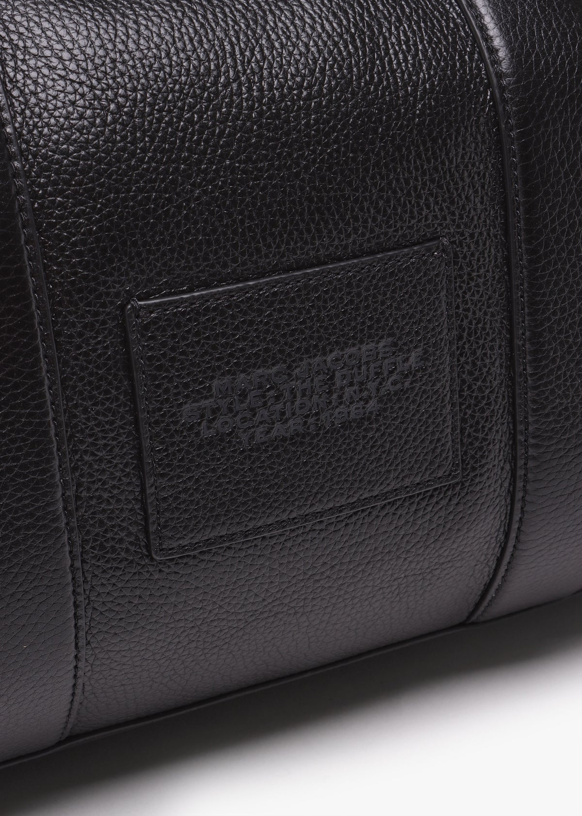 The Leather Large Black Duffle Bag