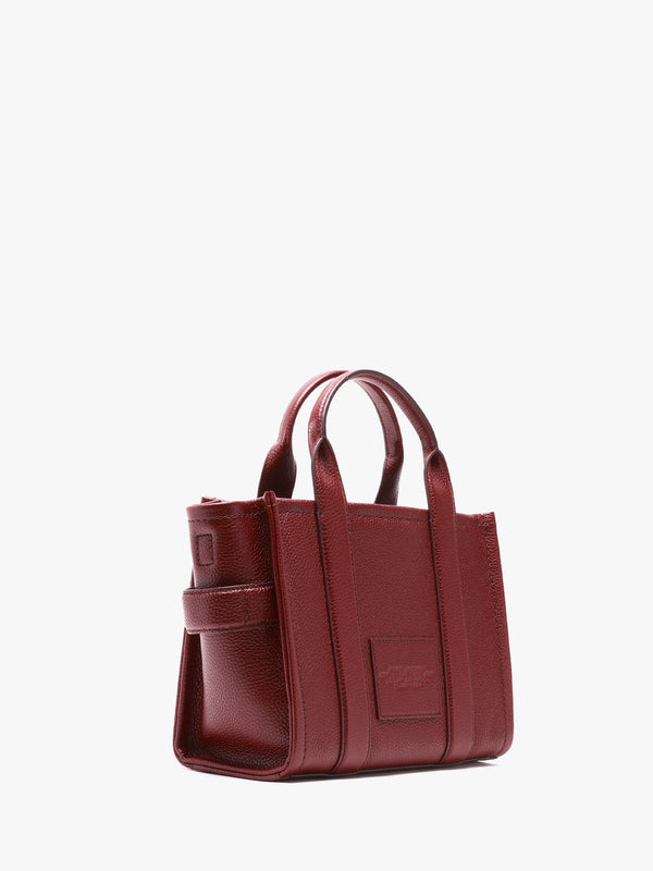 The Leather Small Cherry Tote Bag