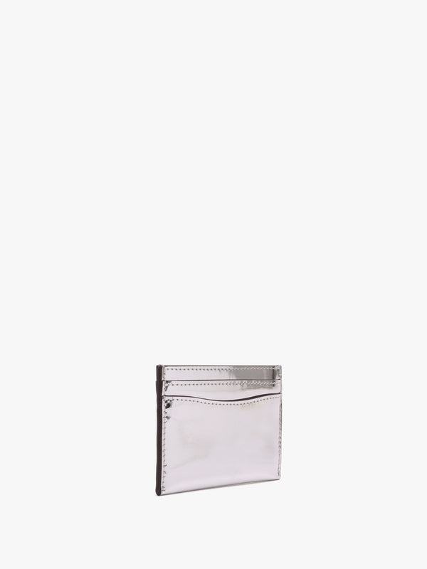Essential Silver Metallic Leather Card Case