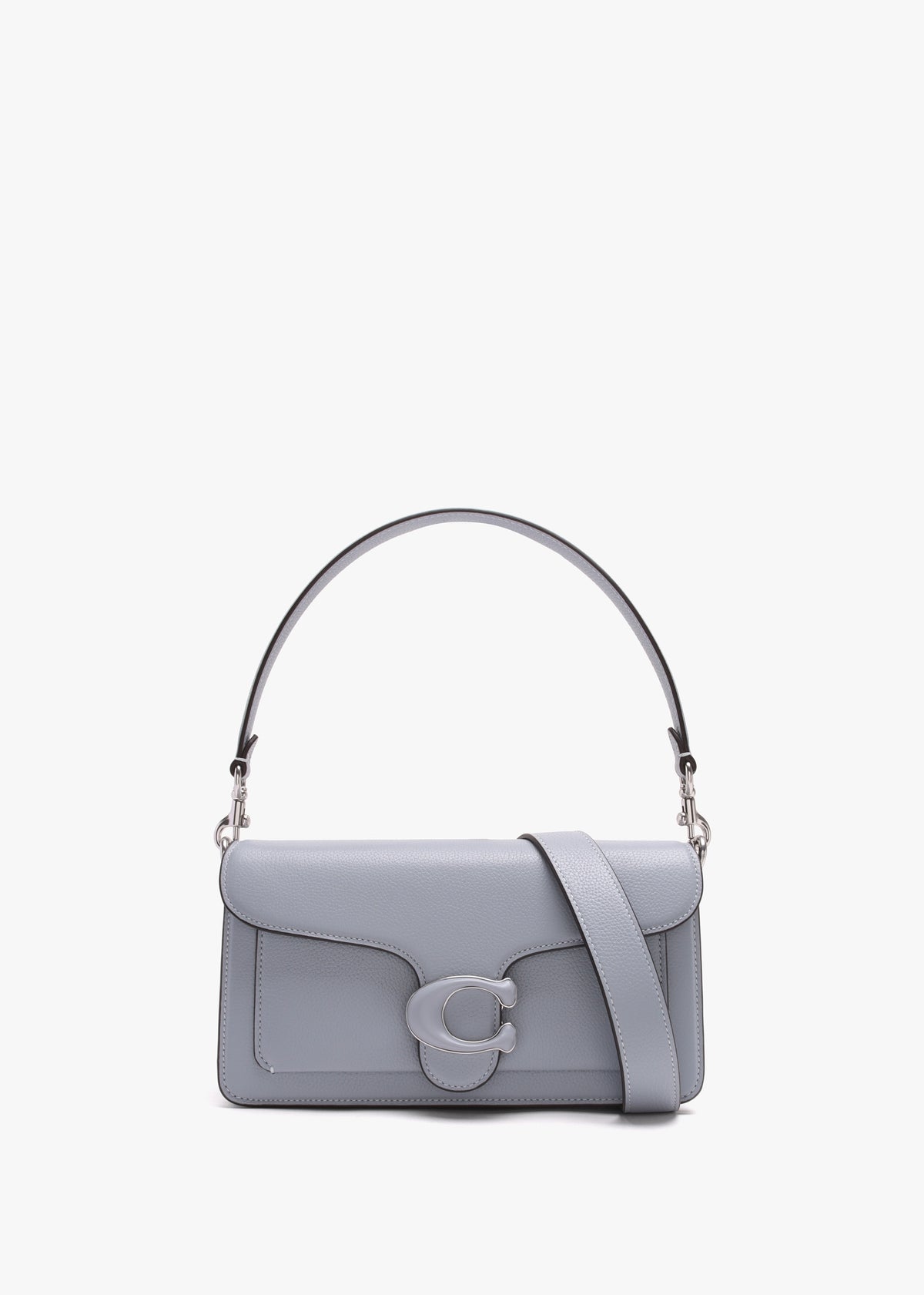 Tabby 26 Grey Leather Shoulder Bag