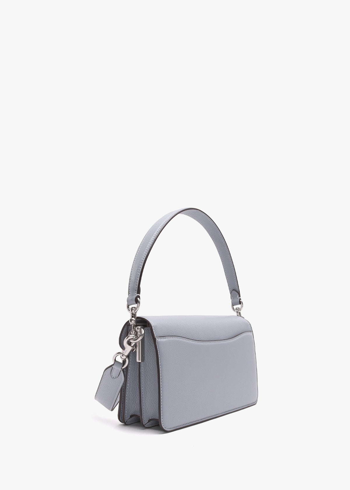 Tabby 26 Grey Blue Leather Shoulder Bag