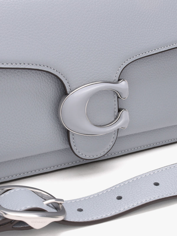 Tabby 26 Grey Blue Leather Shoulder Bag