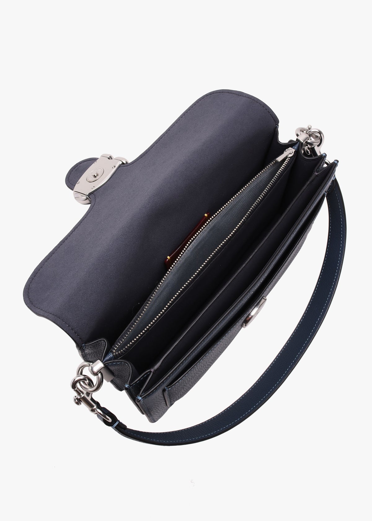 Tabby 26 Denim Leather Shoulder Bag